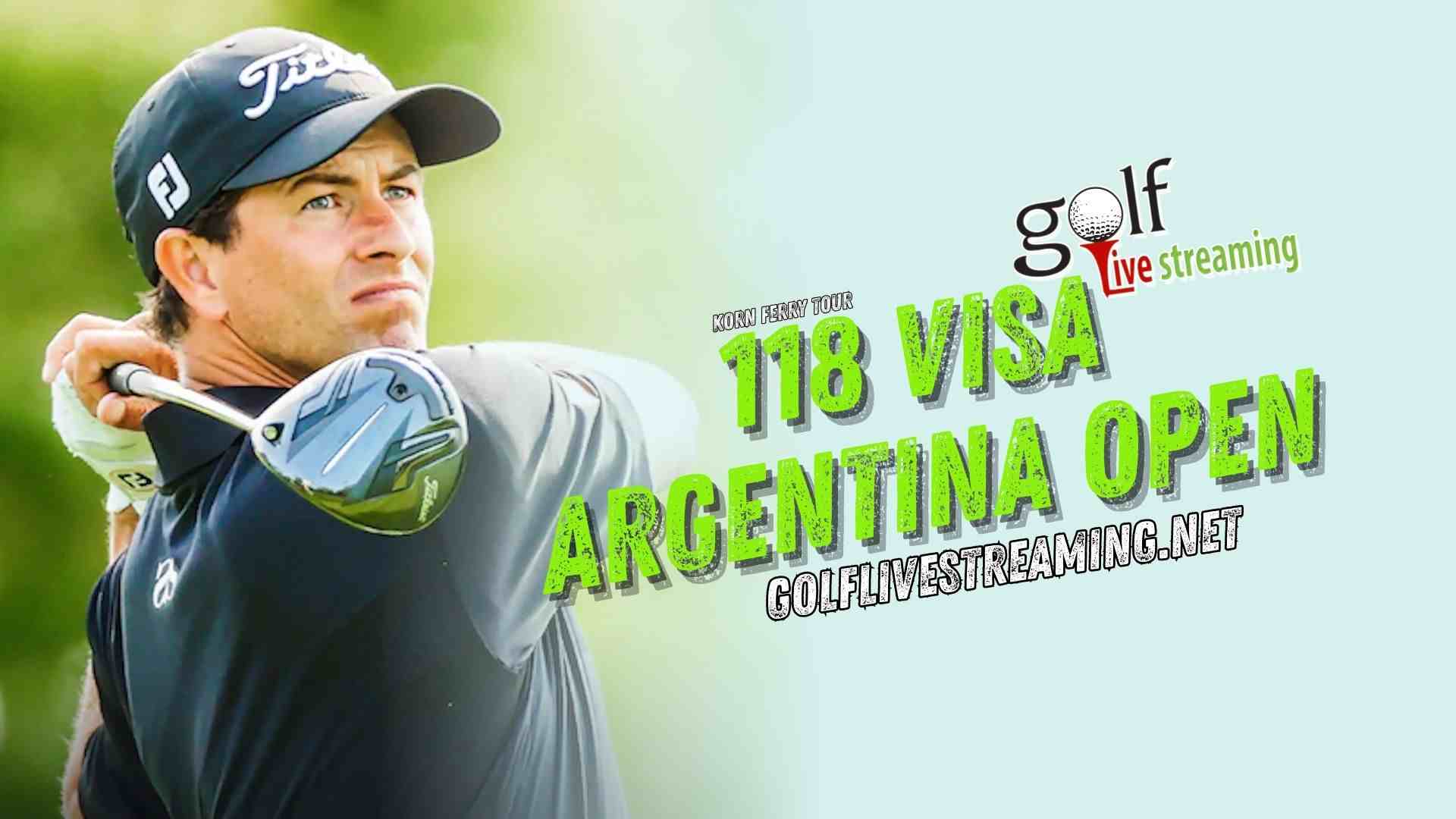 119 Visa Argentina Open Rd 1 Live Stream 2026 | Korn Ferry Tour slider